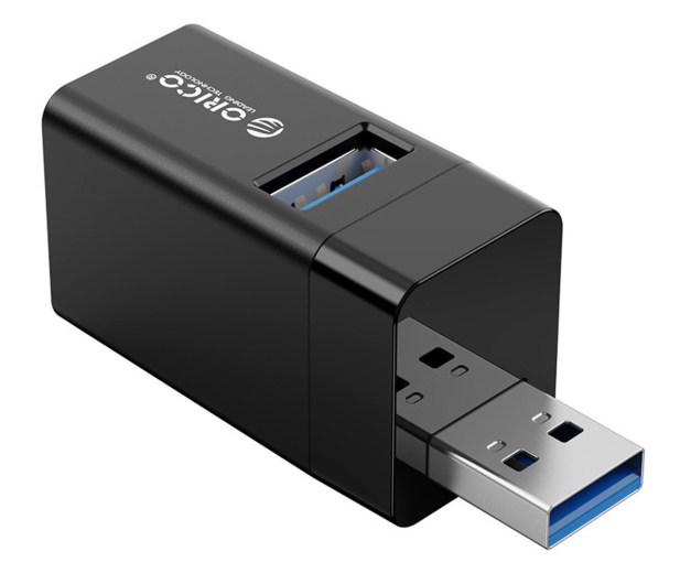 Orico USB-A -3x USB-A 3.0 MINI-U32-BK-BP - 1190074 - zdjęcie 3